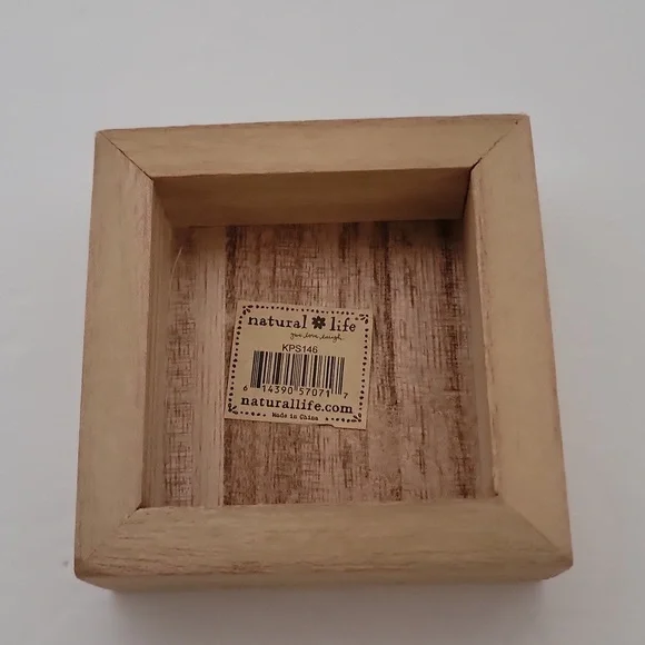 Natural Life-Tiny Block Keepsake - Picture 3 of 3